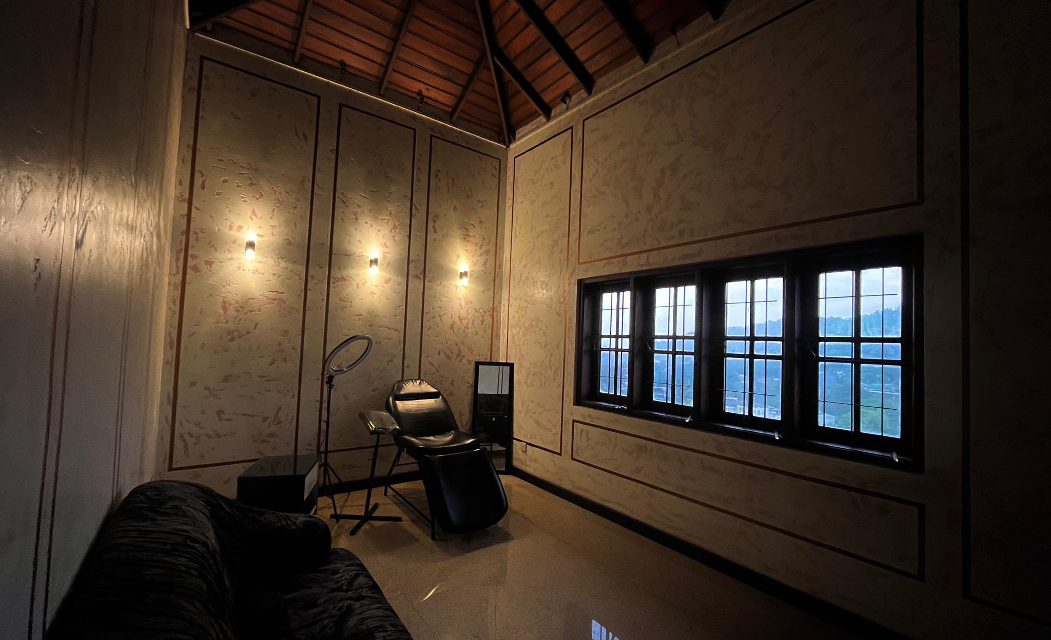 Tattoo studio interior